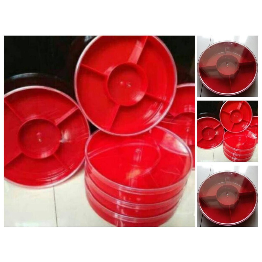 Jual Toples Nuai 879 Toples Bulat 5 Sekat Candy Tray Distributor Toples Shopee Indonesia 6106