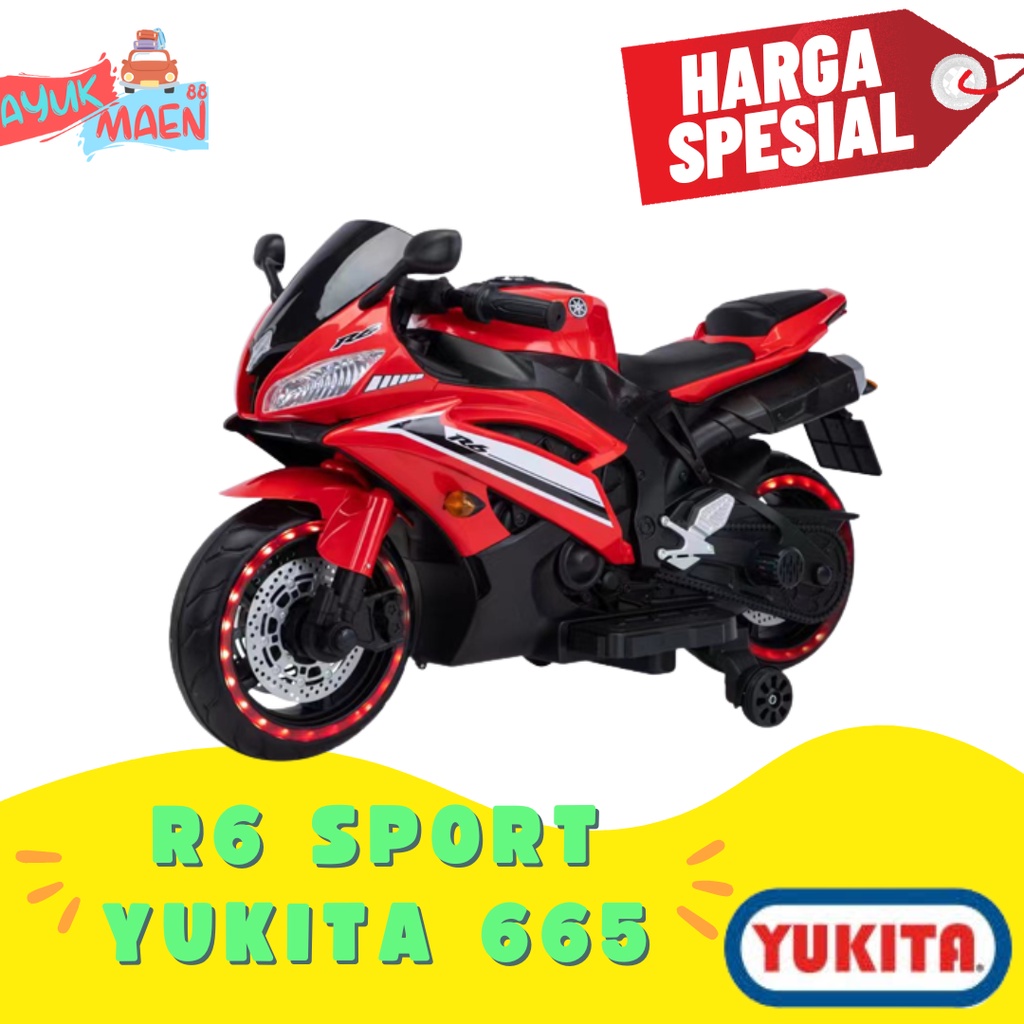 Jual Maenan Anak Motor Aki R6 SPORT YUKITA 665 - Motoran Aki Sport Anak ...