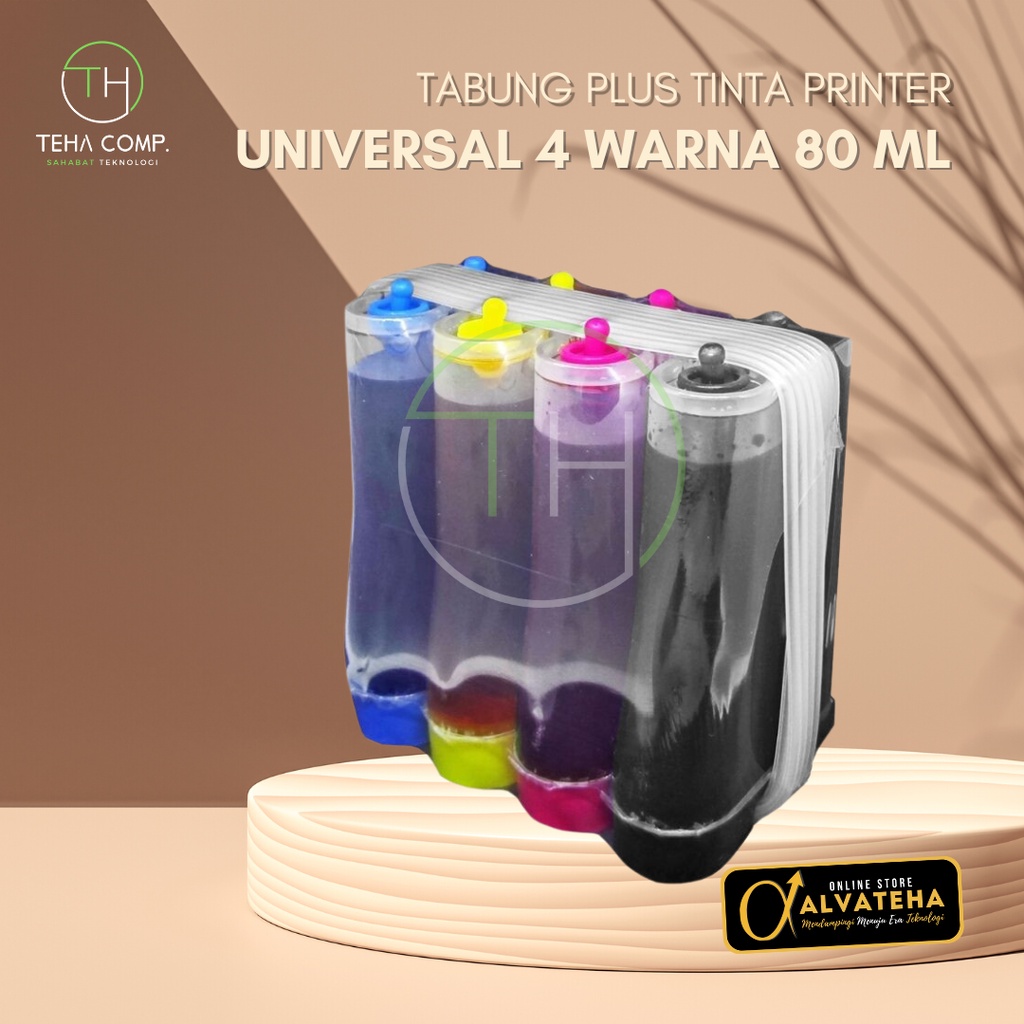 Jual Tabung Infus Printer Tinta 4 Warna Modifikasi Canon Hp Epson Inktank Shopee Indonesia 8303