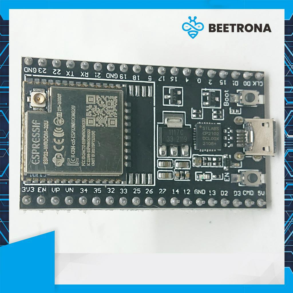 Jual ESP32 Wroom 32U DevKitC Board Wifi Bluetooth | Shopee Indonesia