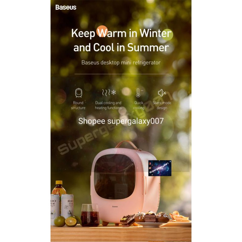 Jual Baseus Kulkas 8L Refrigerator Mini 8L Car Fridge Kulkas Mini