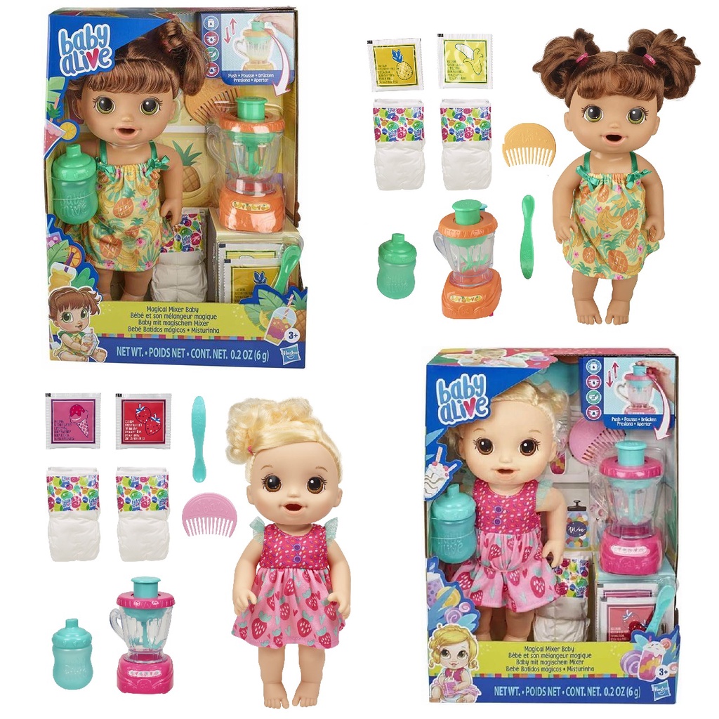 Jual Baby Alive Magical Mixer Strawberry or Pineapple Doll with Blender Original Shopee Indonesia
