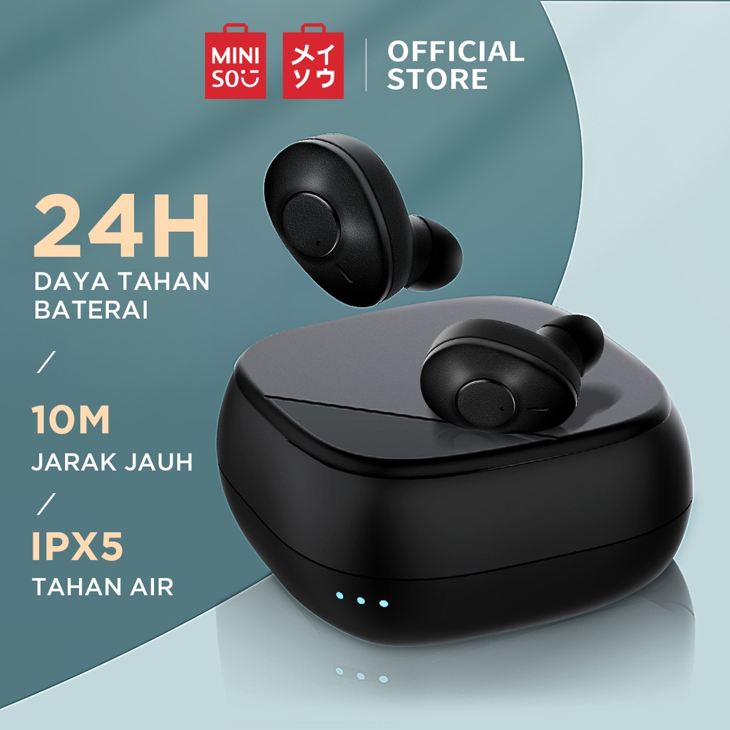 Jual Miniso Bluetooth Headset Hd Tws Headphone True Wireless Earphone