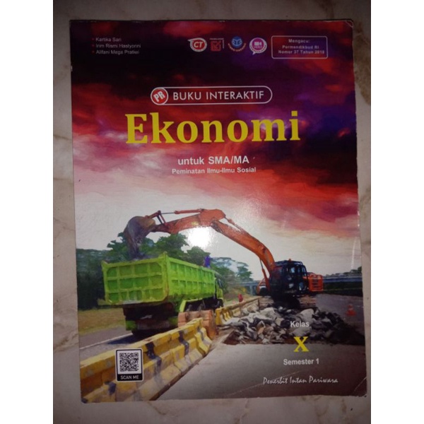 Jual PRELOVED BUKU EKONOMI KELAS 10 PENERBIT INTAN PARIWARA ORIGINAL ...