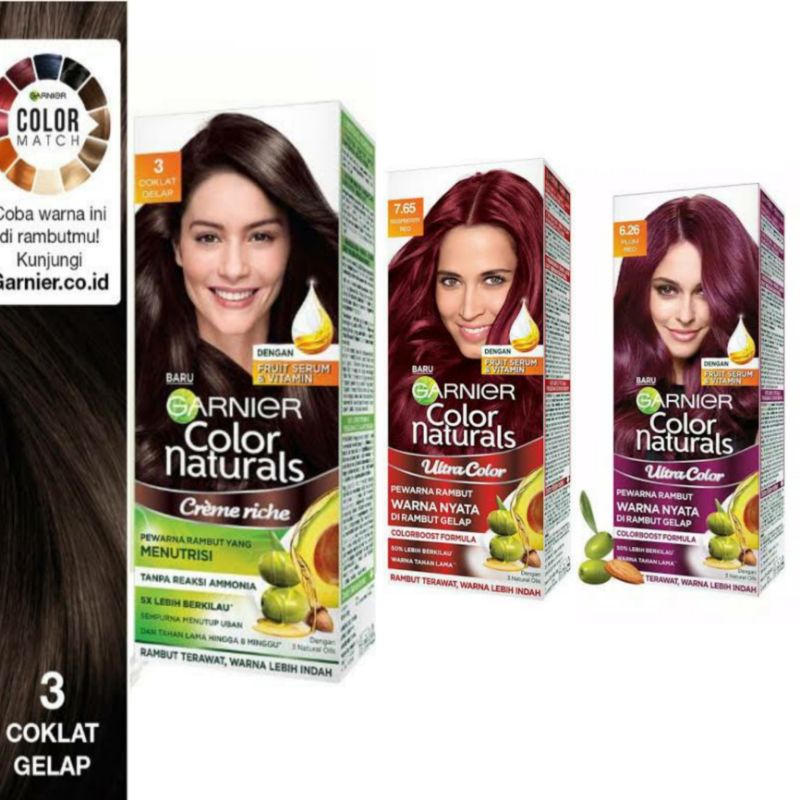 Jual Garnier Color Naturals Hair color 7 3 Golden Brown 3 Darkest Brown