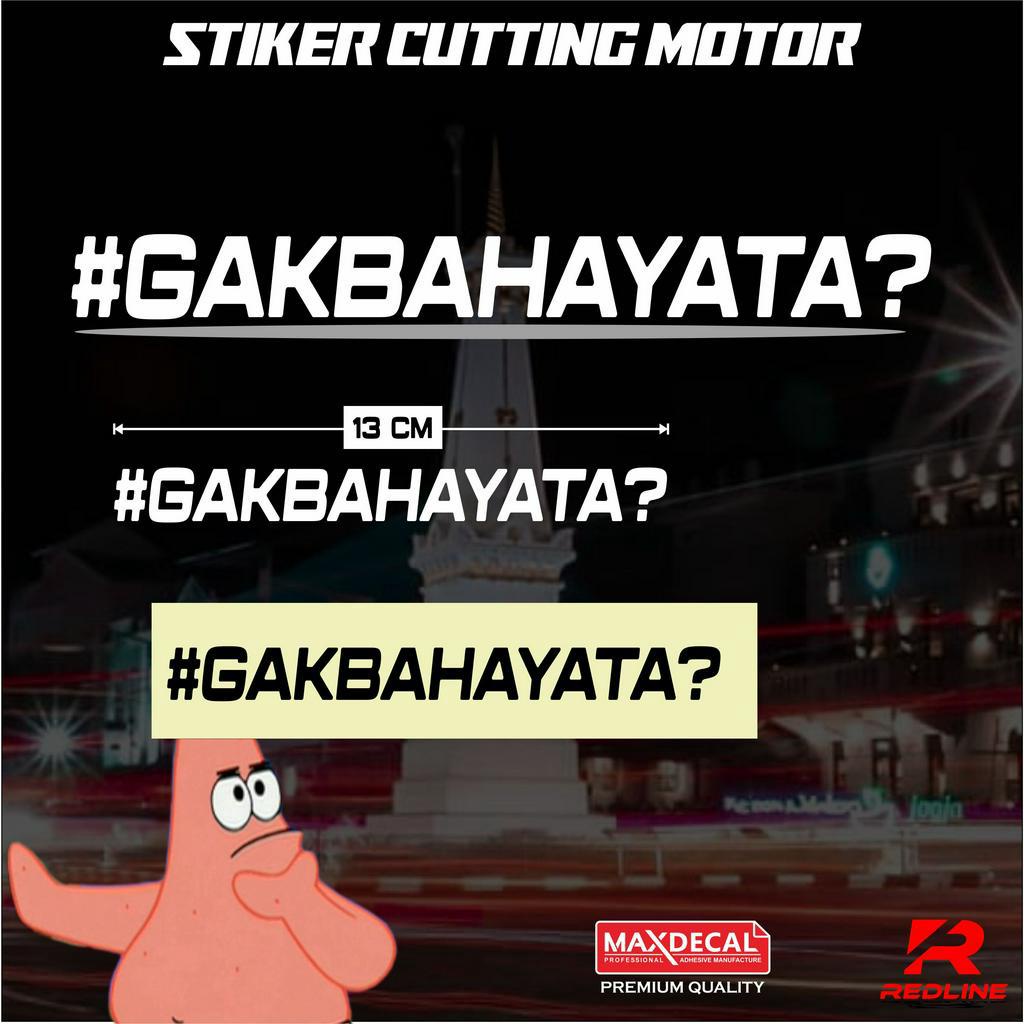 Jual STIKER GAK BAHAYA TA | Shopee Indonesia