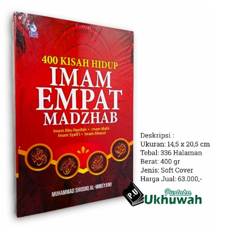 Jual Buku 400 Kisah Hidup Imam Empat Madzhab | Shopee Indonesia