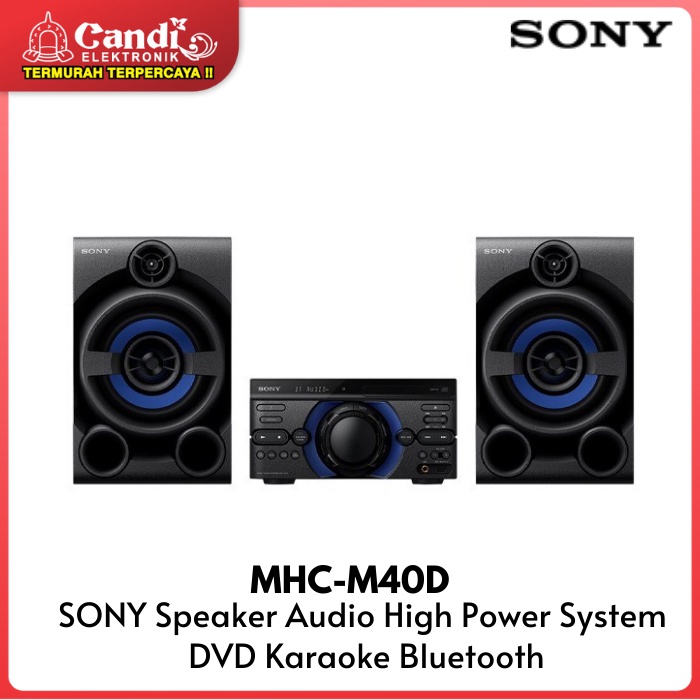 Jual SONY Speaker Audio High Power System MHCM40D with DVD Karaoke