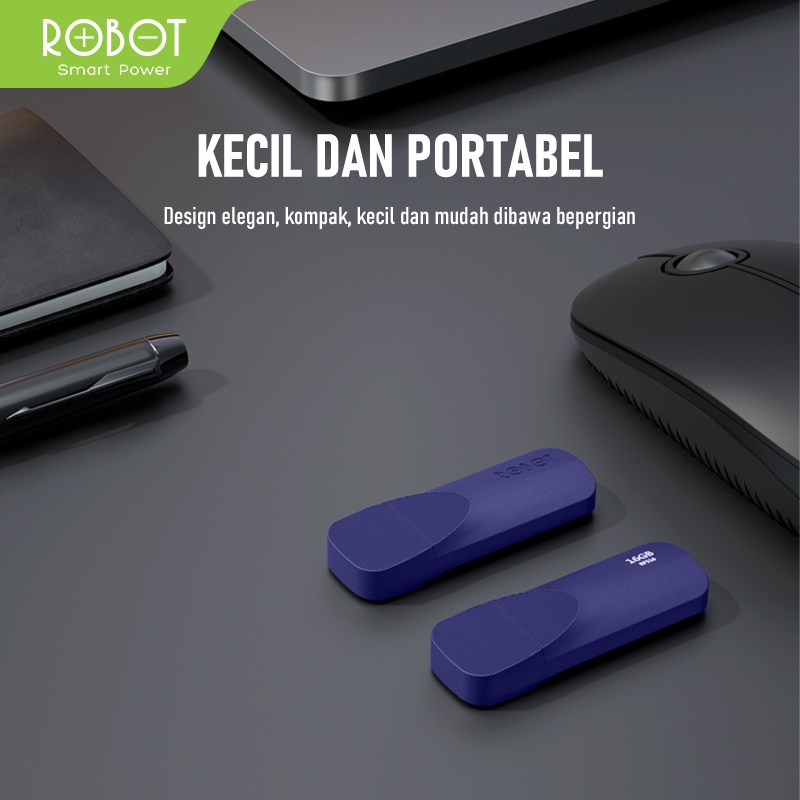 Jual ROBOT RF508 / RF516 Flashdrive / Flashdisk 8GB, 16GB USB 3.0 High ...