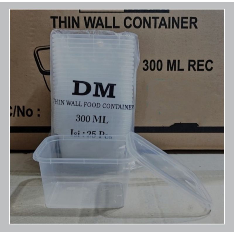 Jual Thinwall Food Container Ml Kotak Isi Pcs Shopee Indonesia