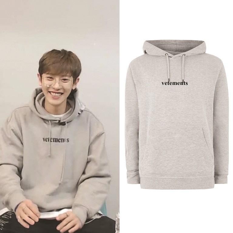 Jual HOODIE SWETAER VETEMENTS KPOP EXO CHANYEOL Shopee Indonesia