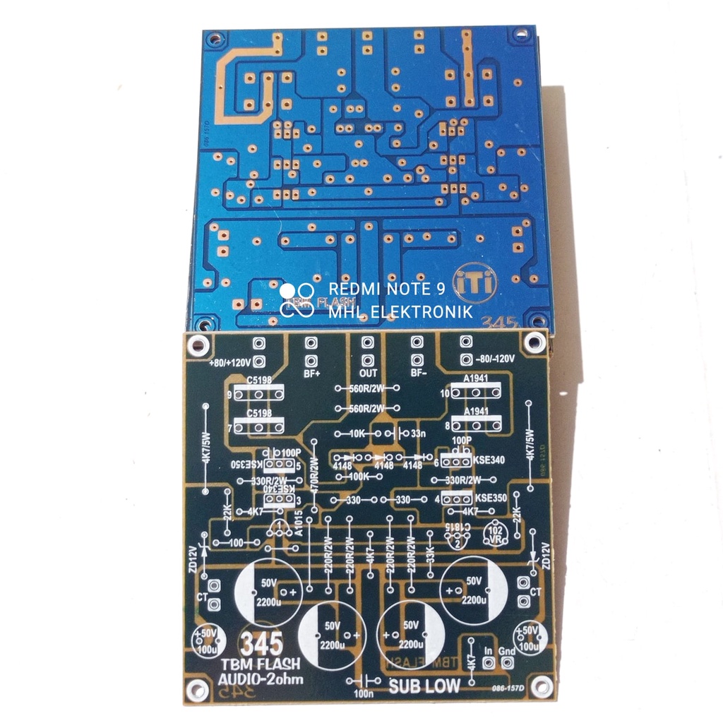 Jual PCB POWER AMPLIFIER TBM FLASH AUDIO 2 Ohm SUB LOW TIPE 345