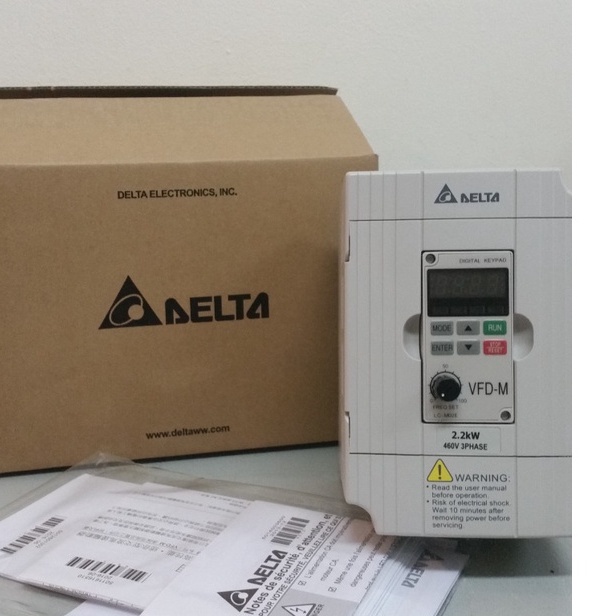 Jual Delta Inverter VFD022M43B 3HP 2,2KW 3Phase 380VAC | Shopee Indonesia