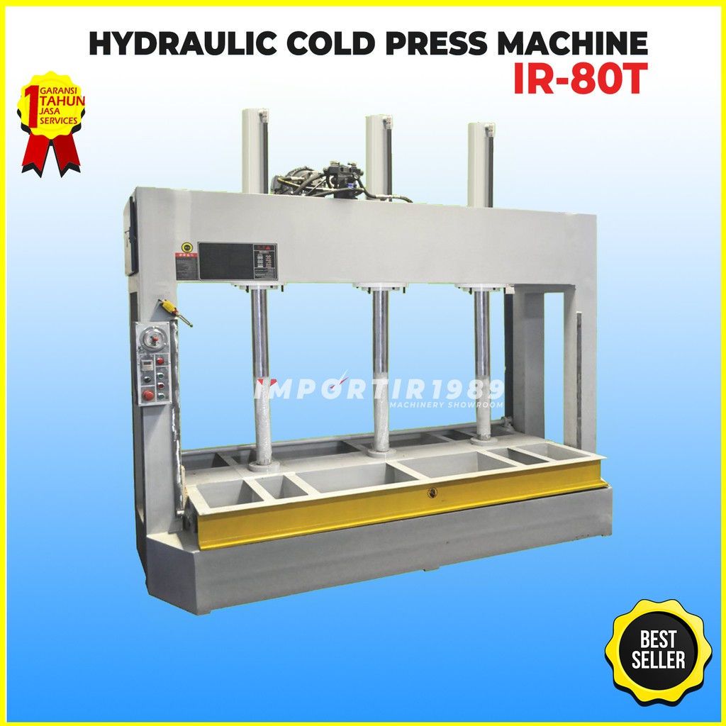 Jual Mesin Press Alat Press Kayu Hidrolik 80 Ton Wood Bar Hydraulic