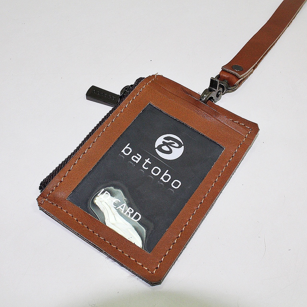 Jual Id card Gantungan Kulit Asli ID Card Holder Name Tag B001532 ...