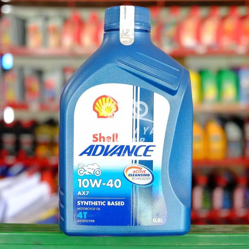 Jual Oli Motor Shell Advance 4T AX7 Sae 10W-40 800ml | Shopee Indonesia
