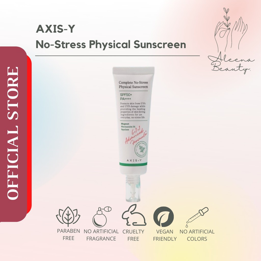 Jual AXIS-Y Complete No-Stress Physical Sunscreen 50ml (FULL SIZE ...