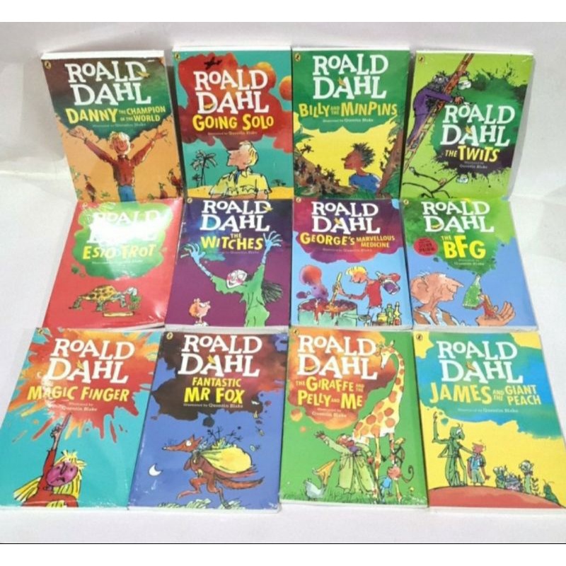 Jual Roald Dahl Collection Roald Dahl Novel Roald Dahl Box Set Roald Dahl English Roald