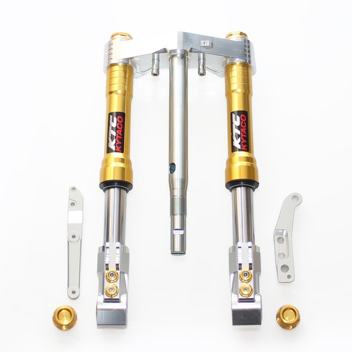 Jual KTC SHOCK YAMAHA AEROX DEPAN UPSIDE DOWN ADJUSTABLE (Gold ...