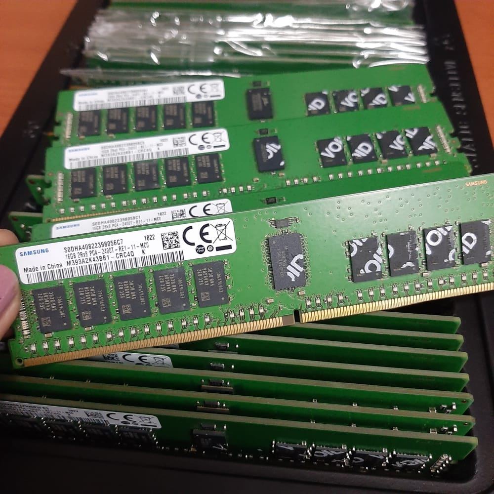 Jual MEMORY RAM SERVER 16GB DDR4 PC42400T ECC REG FOR PC XEON/TOWER