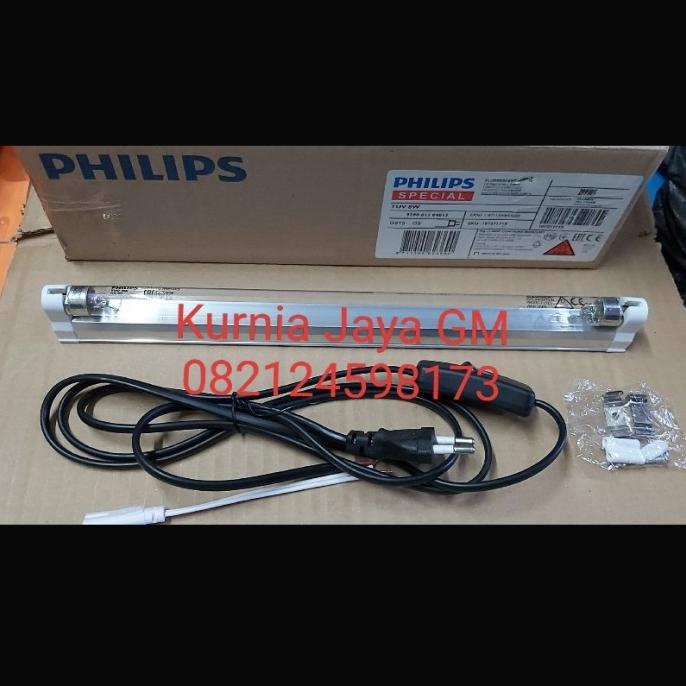 Jual DISKON!!! Philips Lampu UVC Steril T5 8watt /UV Kuman Bakteri 8w ...