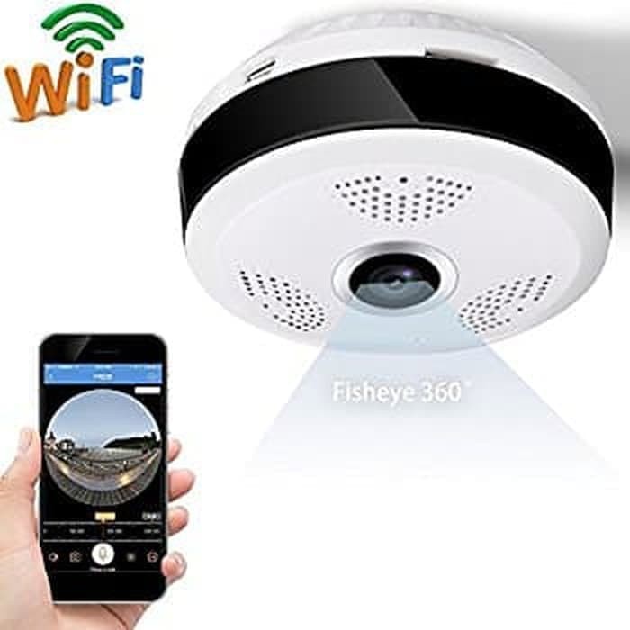 Jual IP CAM VR 360 Wireless Fish Eye 360 Panoramic Lens cam | Shopee ...