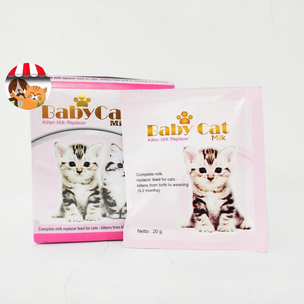 Jual Baby Cat - 20g Kitten Milk Replacer Susu Kucing | Shopee Indonesia