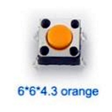 Jual Tact Switch 6x6x4.3 mm Saklar Kecil Micro On Off Tactile 4 Pin ...
