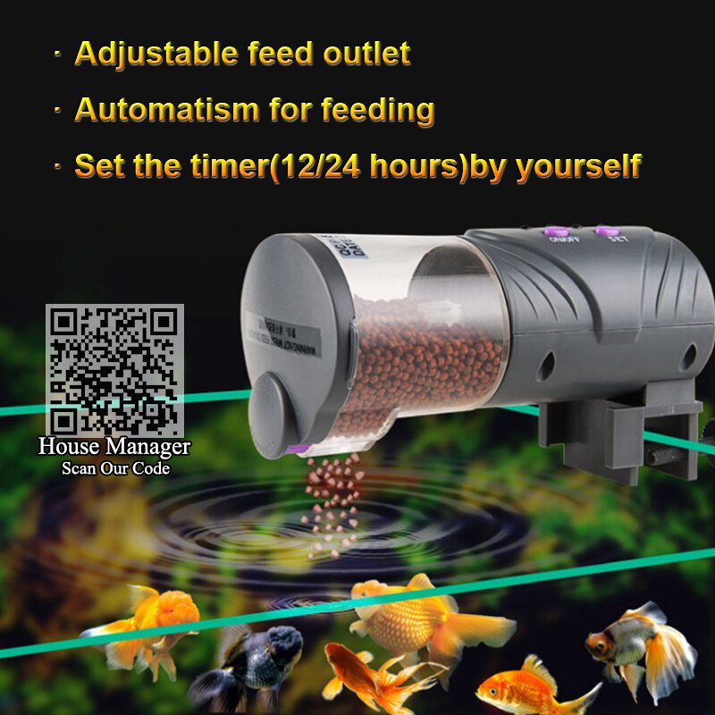 Jual Produk PreOrder Digital Automatic Aquarium Fish Feeder Fish Tank
