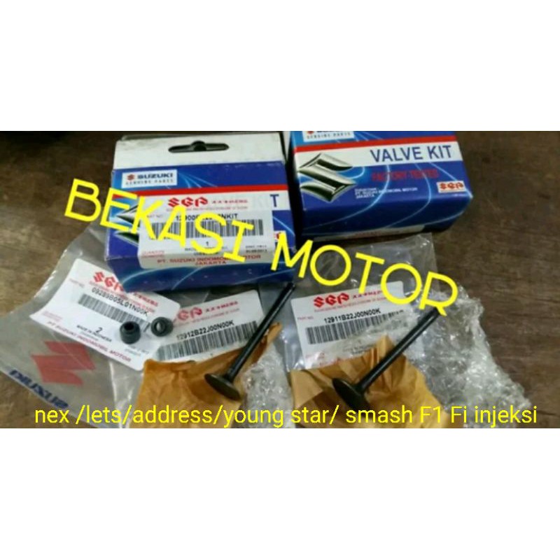 Jual seal valve kit klep in ex suzuki nex lets address shooter young ...