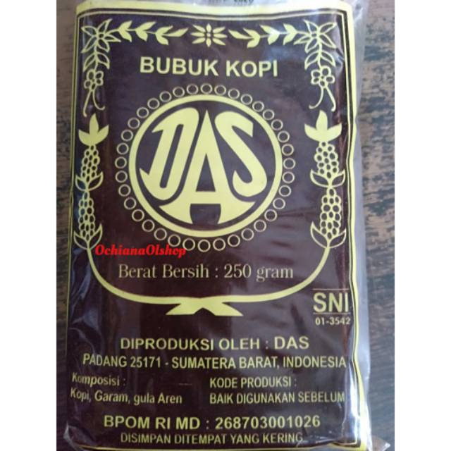 Jual Kopi bubuk khas Padang 200 gram | Shopee Indonesia