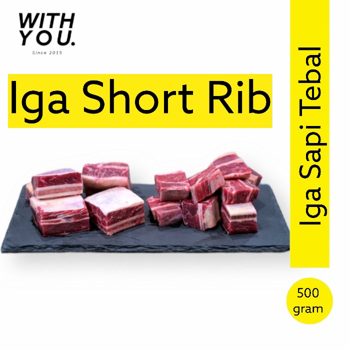Jual Daging Iga Sapi | Beef Short Rib / Shortrib SUPER TEBAL AUS IMPORT ...