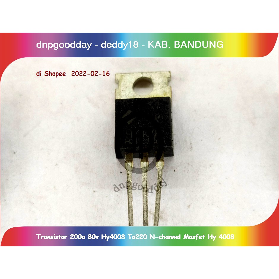 Jual Transistor A V Hy To N Channel Mosfet Hy Shopee Indonesia