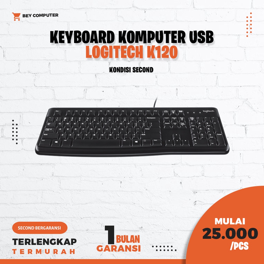 Jual KEYBOARD LOGITECH / BUILD UP PS2/USB BEKAS BERGARANSI Shopee