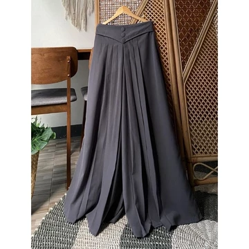 NAFISHA Kulot Wide Pant Kulot Lipit Kulot Kancing 3 Bahan Wolfis Premium Crinkle Premium