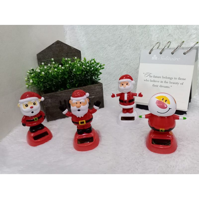 Jual Pajangan Goyang Santa Claus Natal Shopee Indonesia 4069