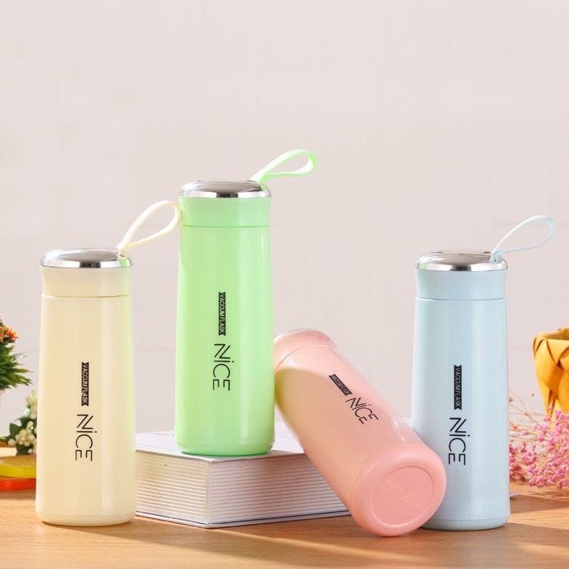 Jual Botol Minum Termos Kaca Nice 400ml/ 400ml Botol Minum Kaca Nice ...