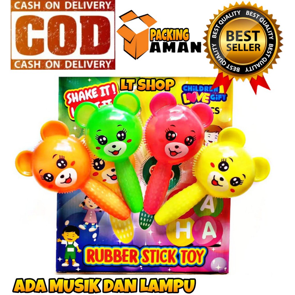 Jual ( BISA COD ) PROMO Mainan Rattle Toys Boneka Stick Bayi / Mainan ...