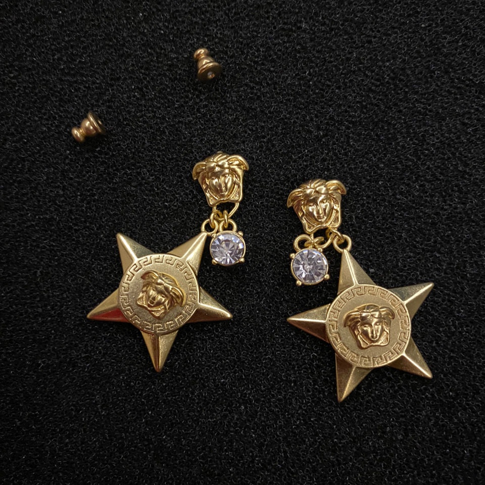 Versace tassel earrings sales