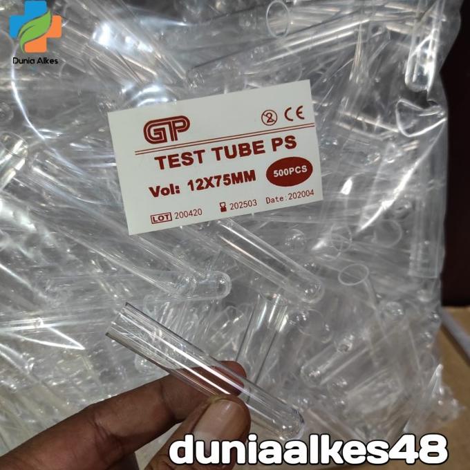 Jual Tabung Reaksi Gp Plastik Isi Pcs Bag Test Tube Ps X Mm