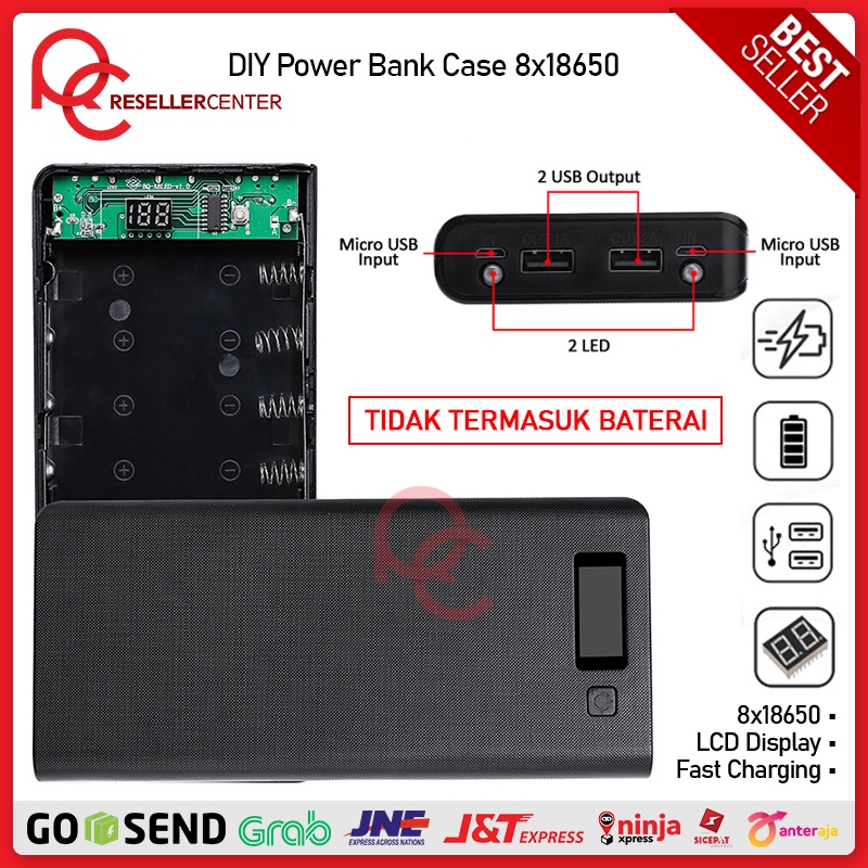 Jual Pb Case Diy Pcs Diy Power Bank Case X Port Display