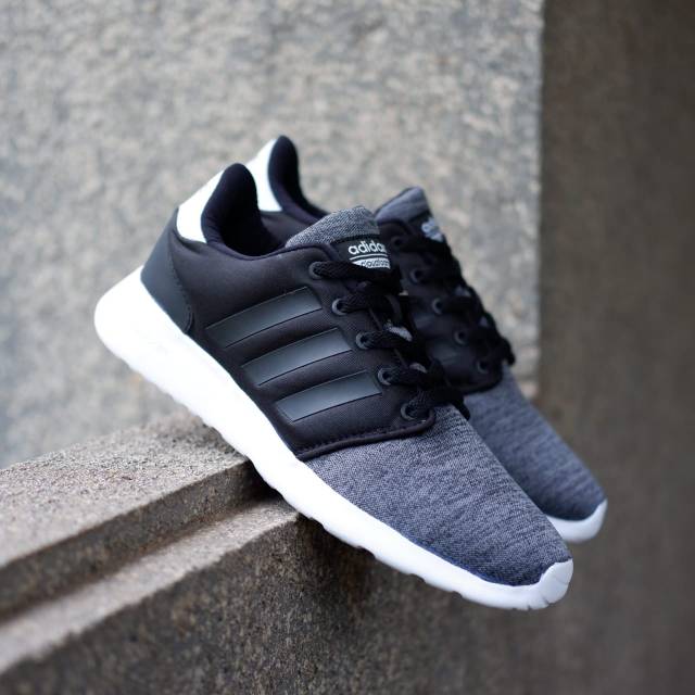 Jual ADIDAS NEO LABEL QT RACER BLACK OREO Shopee Indonesia