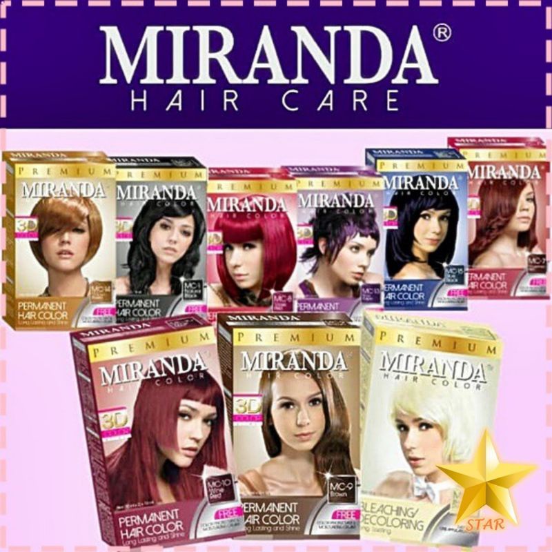 Jual Ghaniyyah Miranda Hair Colour Gr Pewarna Rambut Miranda Shopee Indonesia