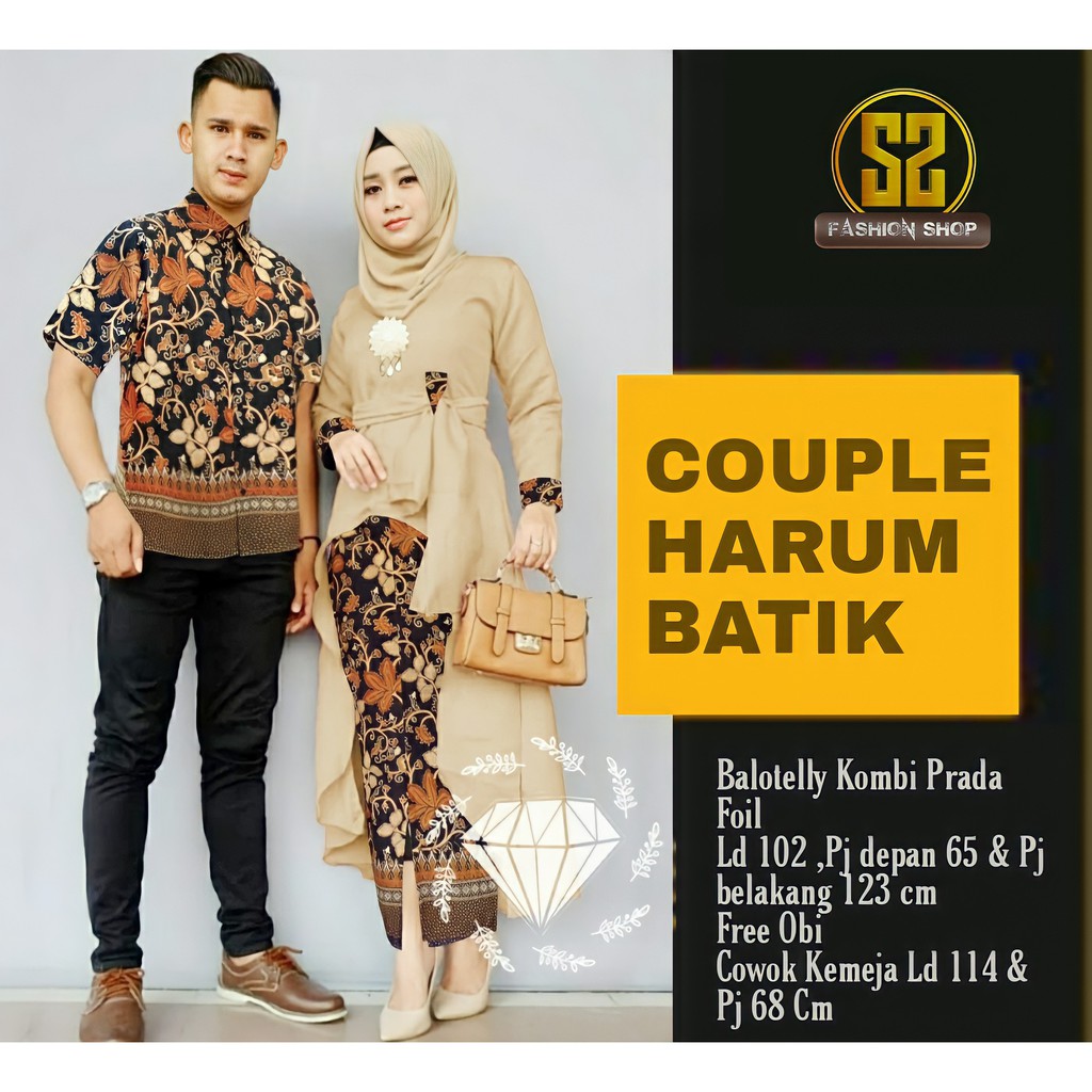 Jual SARIMBIT COUPLE BAJU CAPEL KELUARGA COPEL PASANGAN BAJU CAPELAN