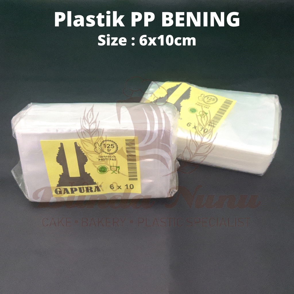 Jual Plastik PP Bening Plastik Snack Bening Tebal Ukuran 6x10 Cm ...