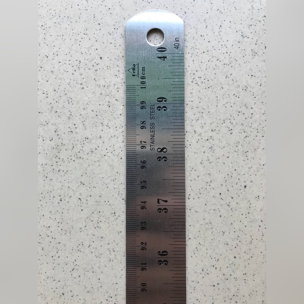 Jual Penggaris Besi Penggaris Stainless Steel Ruler 100cm 1m 1 Meter