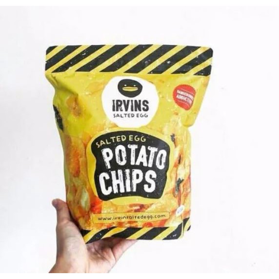 Jual Irvins Salted Egg Potato Chips 95 gr | Shopee Indonesia