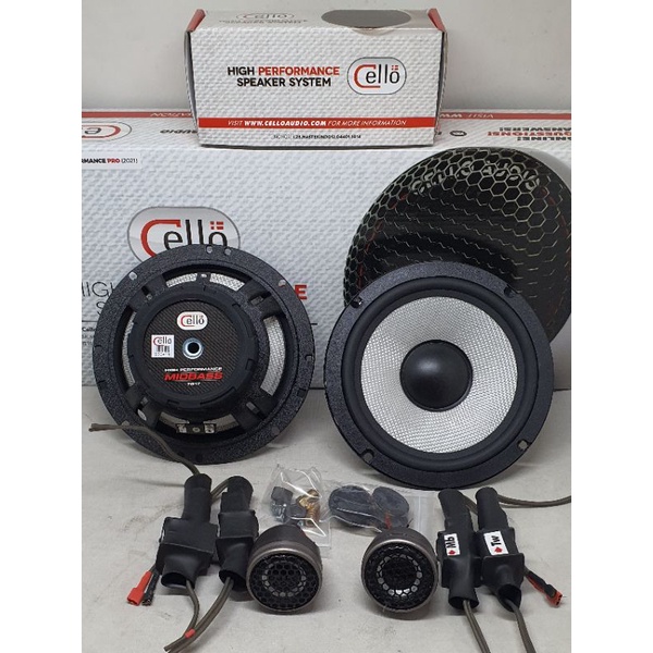 Jual Speaker Spiker Component (Split) CELLO Performance Pro dengan 6,5 ...