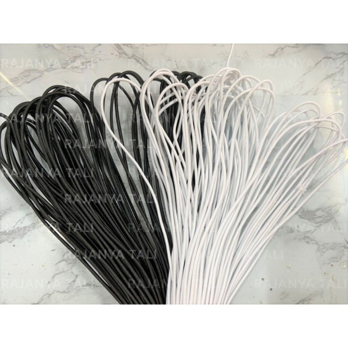 Jual Tali Karet 15mm / 2mm isi 25 Meter / Tali String - 15mm Putih RJT ...