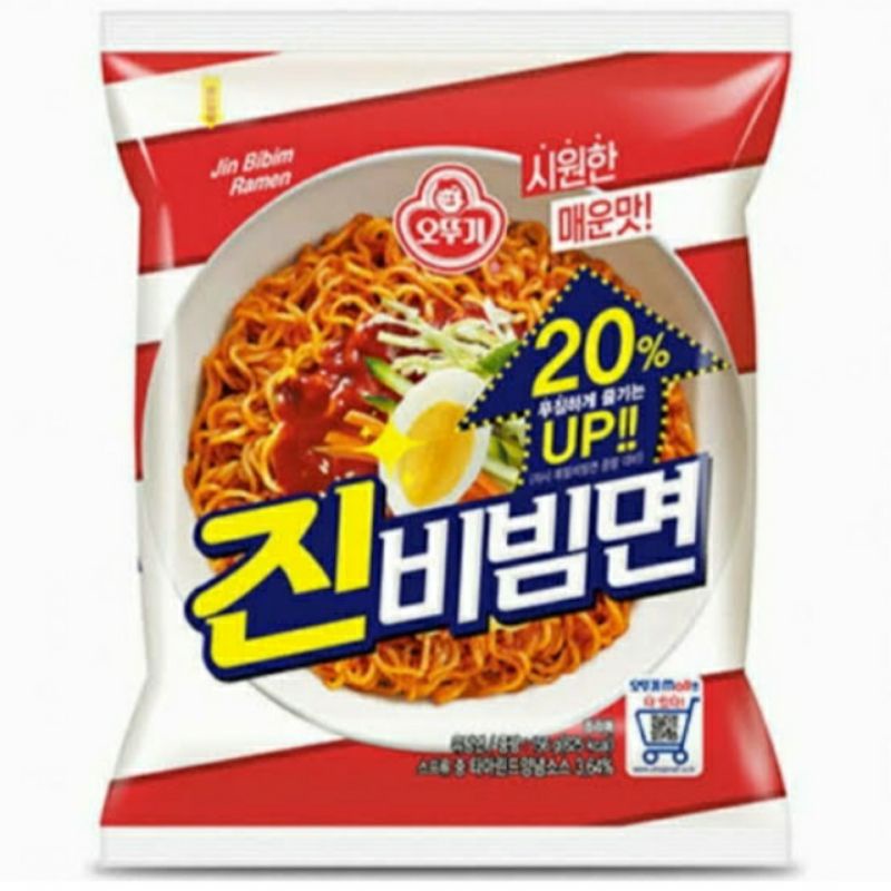 Jual Ottogi Jin Bibim Ramen / Bibimyeon Ramyun - Mie Instan Korea ...